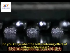 Savez-vous comment l'effet autocentré du soudage par reflux SMT est produit?